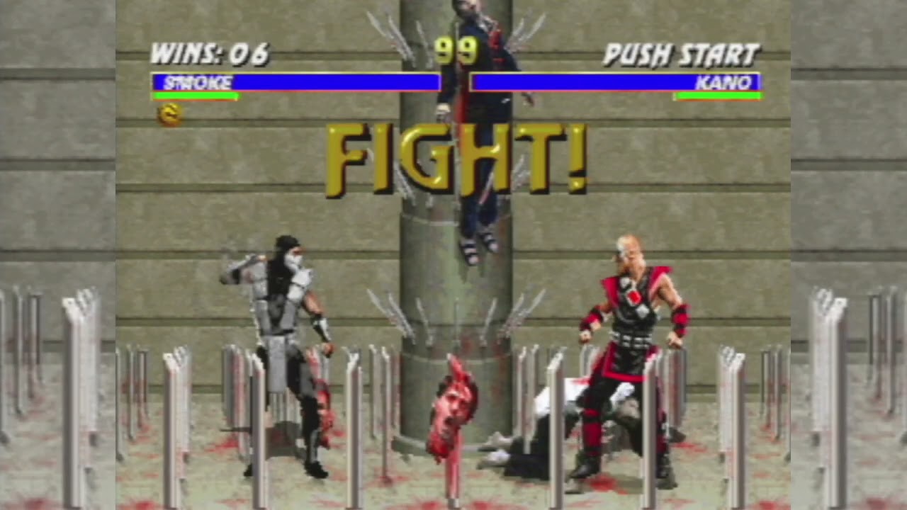 Mortal Kombat Trilogy Nintendo 64, very hard, Human Smoke, no credits. Прохождение (walkthrough)