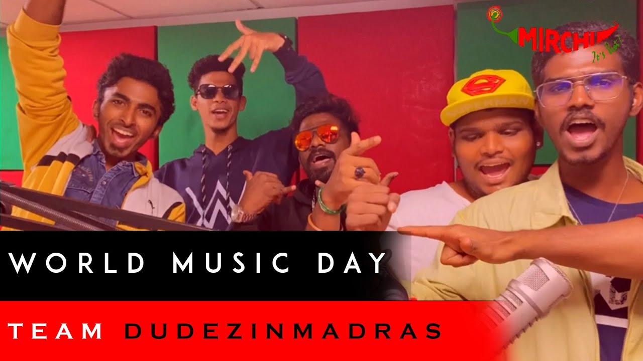 World Music Day | Dudezinmadras Rap Team | Fun Interview | Mirchi Tamil