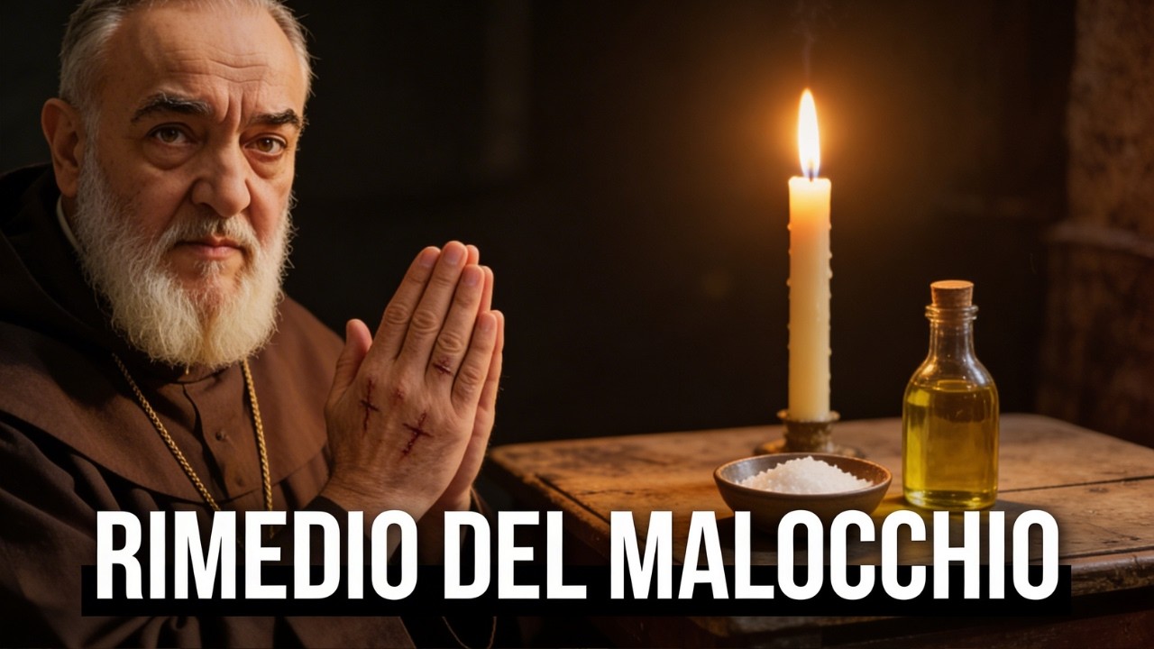 Padre Pio Insegnava QUESTO Rimedio Contro il MALOCCHIO — Bastano 2 Ingredienti dalla Cucina