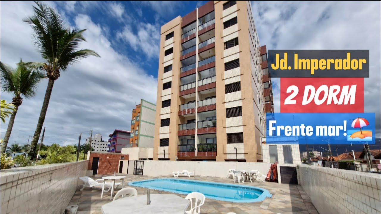 🌞🏖Apartamento frente pro mar com 2 Dorm + Dependência à venda! 👈😎