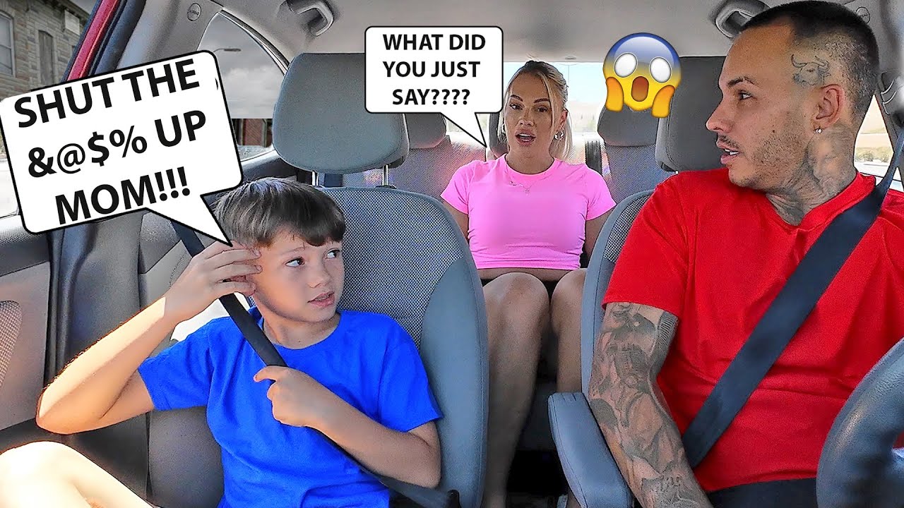 Kid Tells His Mom STFU in Front of His DAD!