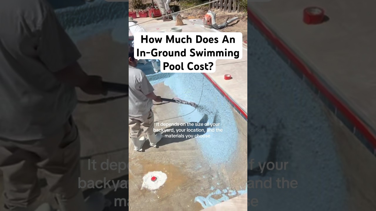 How much does a swimming pool cost | What&rsquo;s the cost of an in-ground pool? #pool #backyard