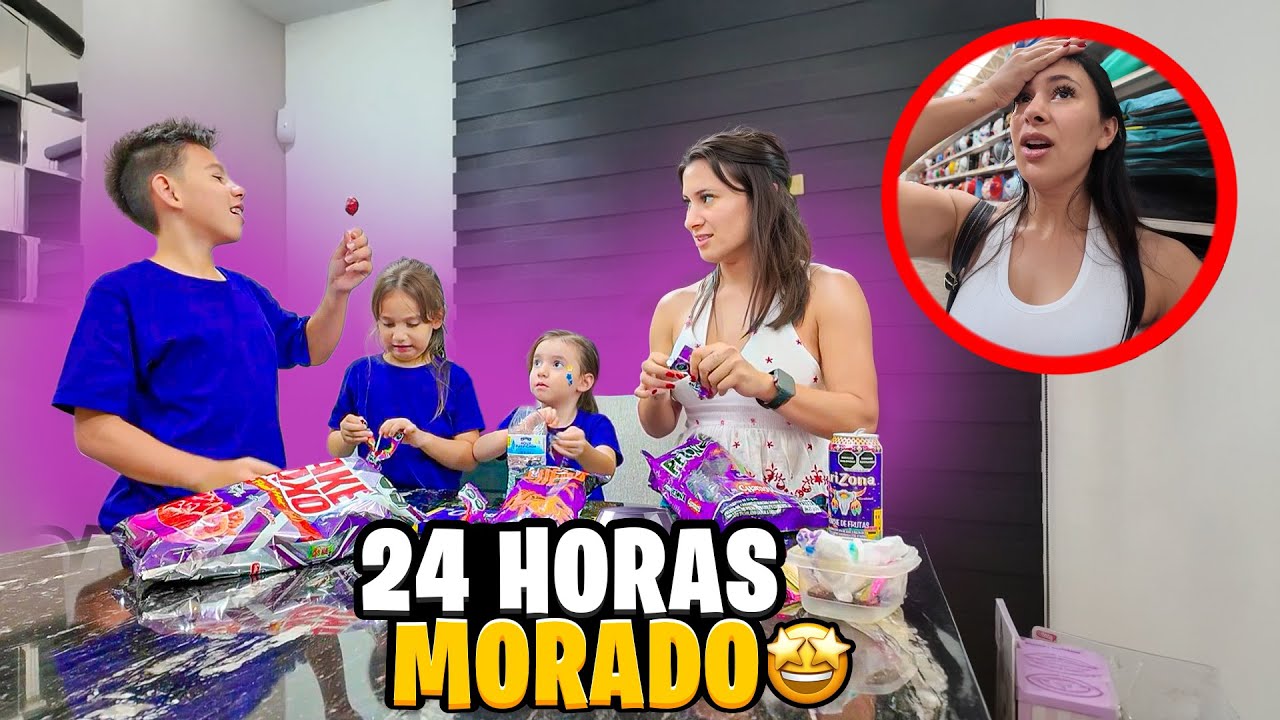 COMPRANDO TODO LO MORADO 💜😱 | Hermanas JM 