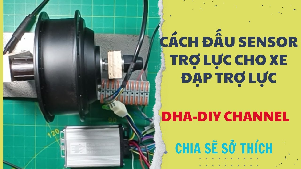 cách đấu sensor trợ lực cho xe đạp trợ lực