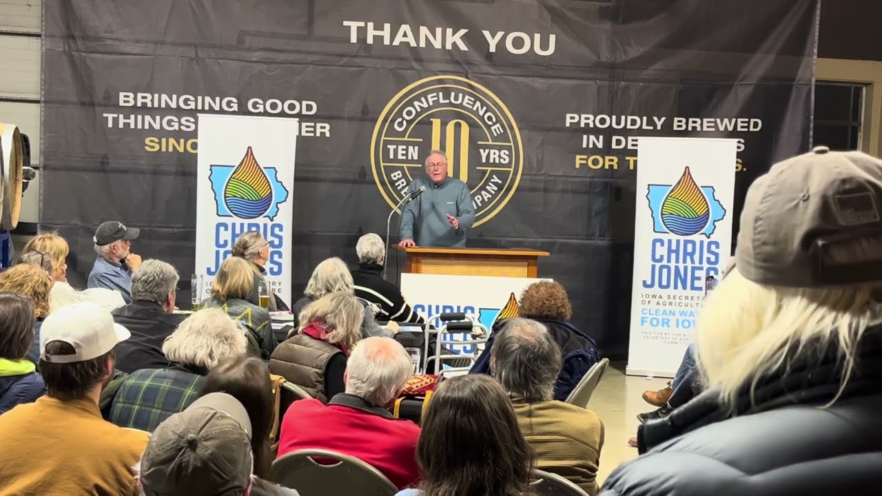 Full speech: Chris Jones kicks off Iowa secretary of agriculture campaign