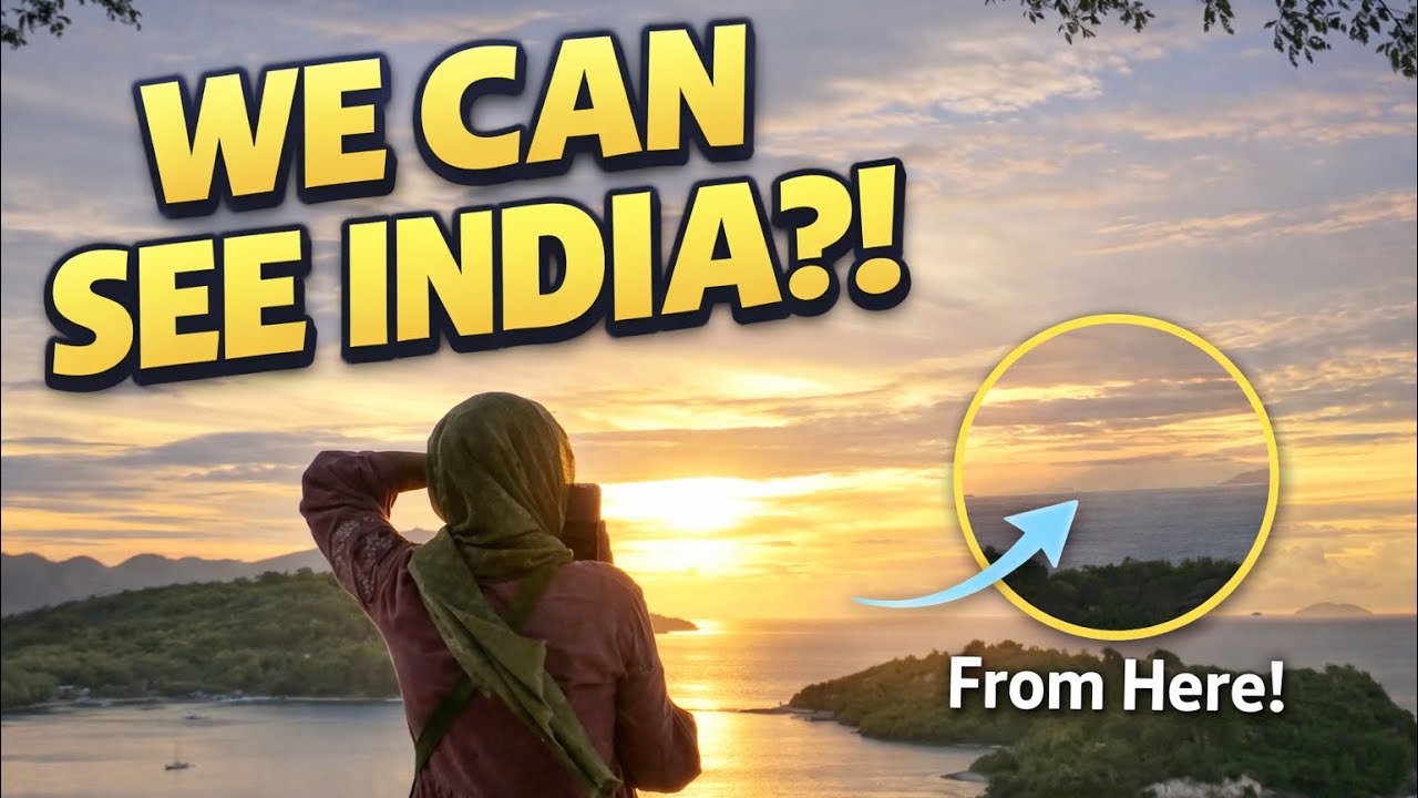 Standing at Indonesia’s 0 KM Point… and Seeing India from Here?!