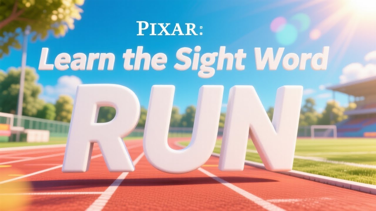 Learn the Sight Word RUN | Learn to Read | Preschool & Kindergarten | Sight Word Song for Kids