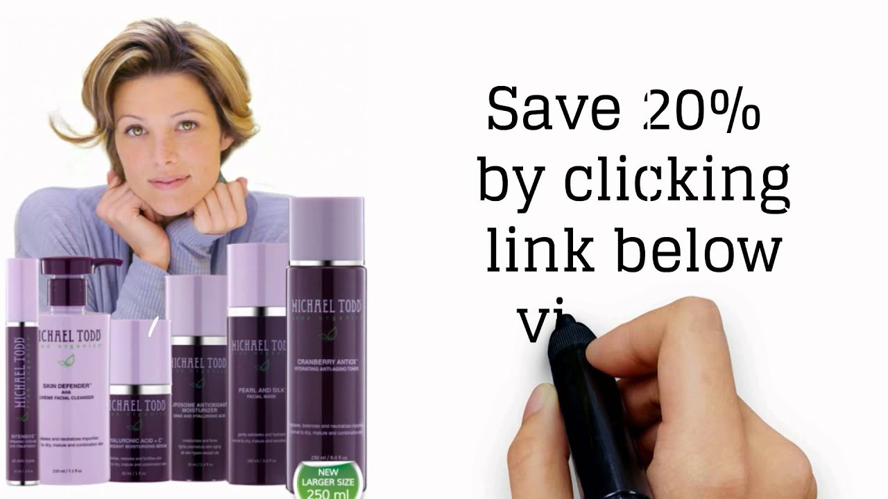 Anti Aging Companies? Save 20% on All Michael Todd true organics - Watch!