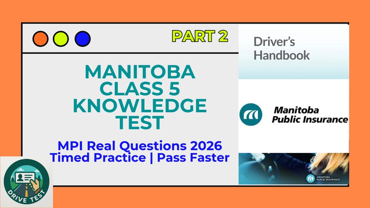 Pass Your Manitoba Driving Test With These Real Questions 2026 Part 2