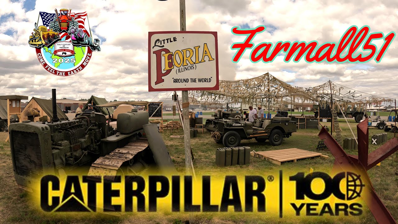 100 Years of Caterpillar | 497th Heavy Shop Company display | HCOP25 