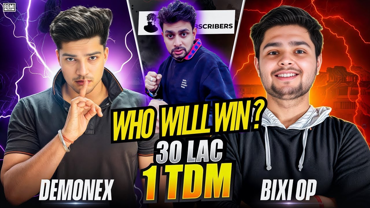 OMG😱! 35 Lacks TDM Challenge: @demonex vs @TheBixiOP – The Ultimate Showdown! Who Will Win??