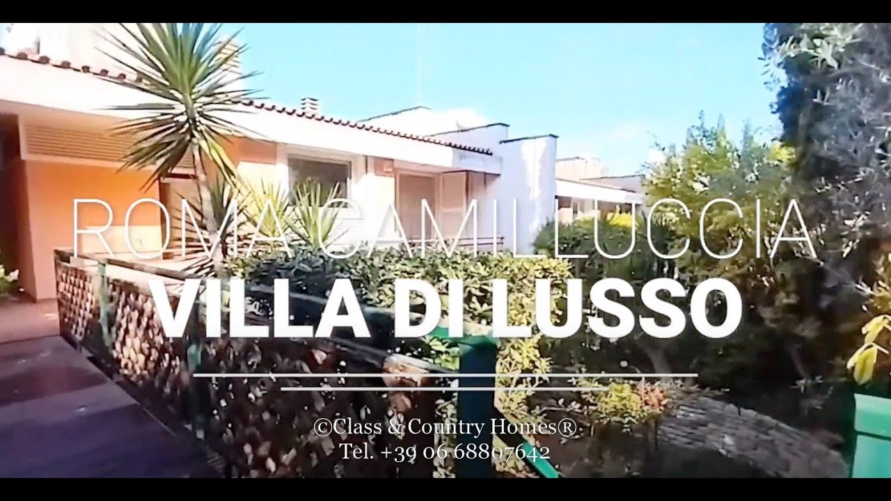 ROMA CAMILLUCCIA | Villa di Lusso 500 mq in Vendita