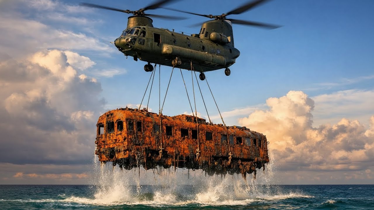 Restoring a Train Forgotten for 200 Years Beneath the Ocean — Reborn as a High-Tech Super Vessel
