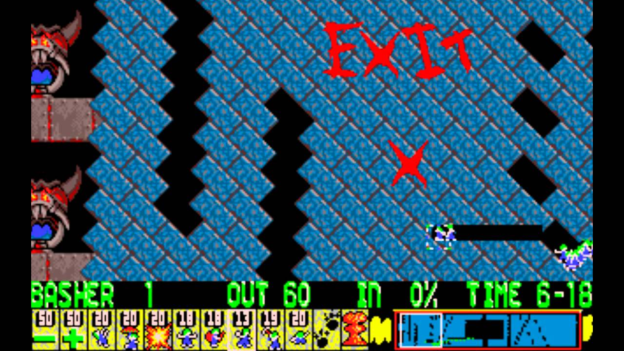Lemmings [PC] - Level 23: I've lost that Lemming feeling