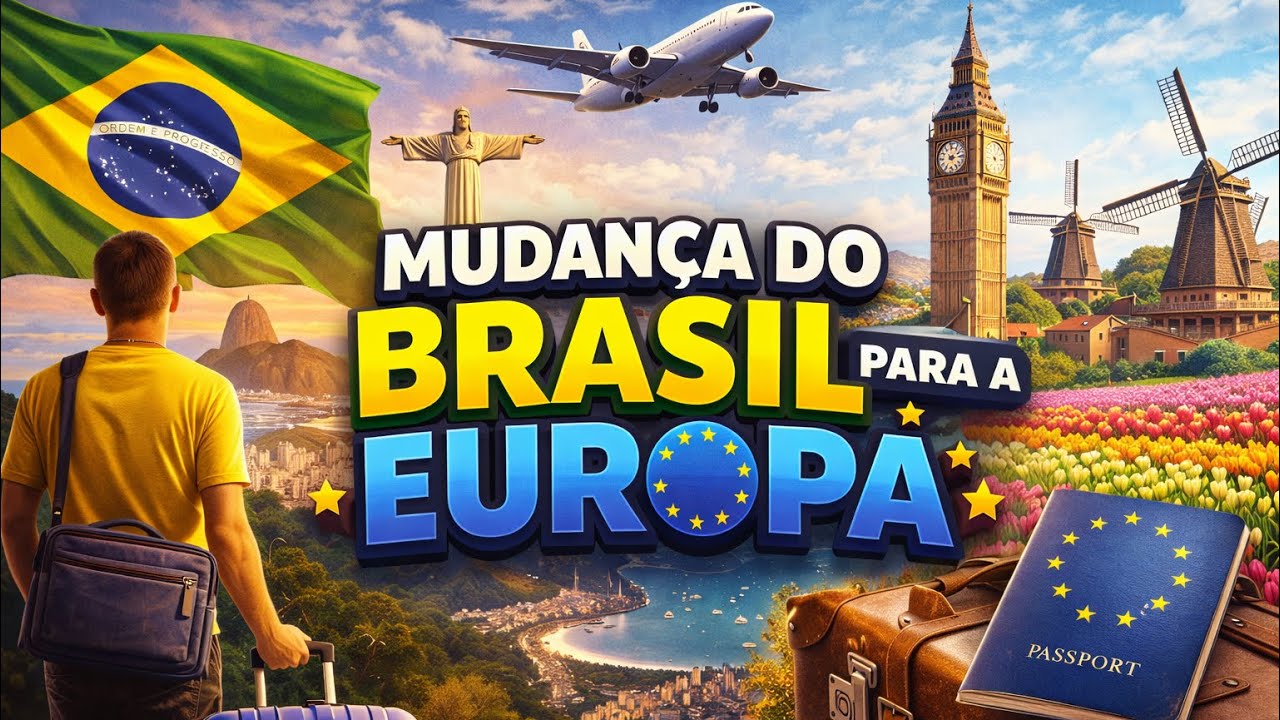 Larguei tudo no Brasil e vim embora pra Europa