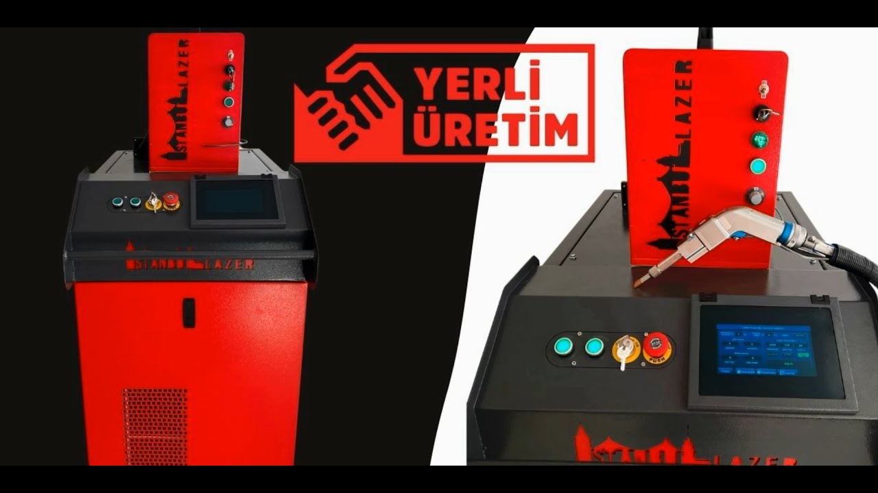 LAZER KAYNAK MAKİNESİ - LAZER TEMİZLEME MAKİNESİ (ikisi bir arada Türk malı belgeli üretim)