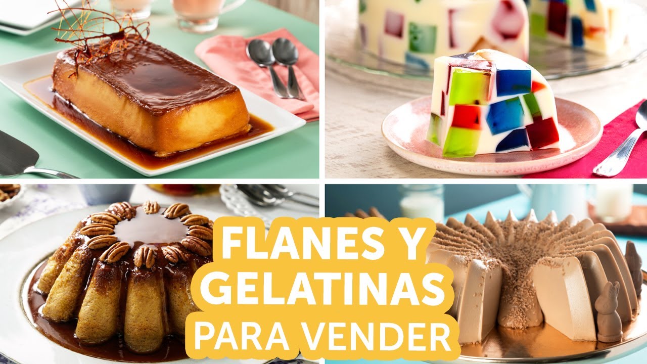 Flanes y Gelatinas para Vender | Kiwilimón