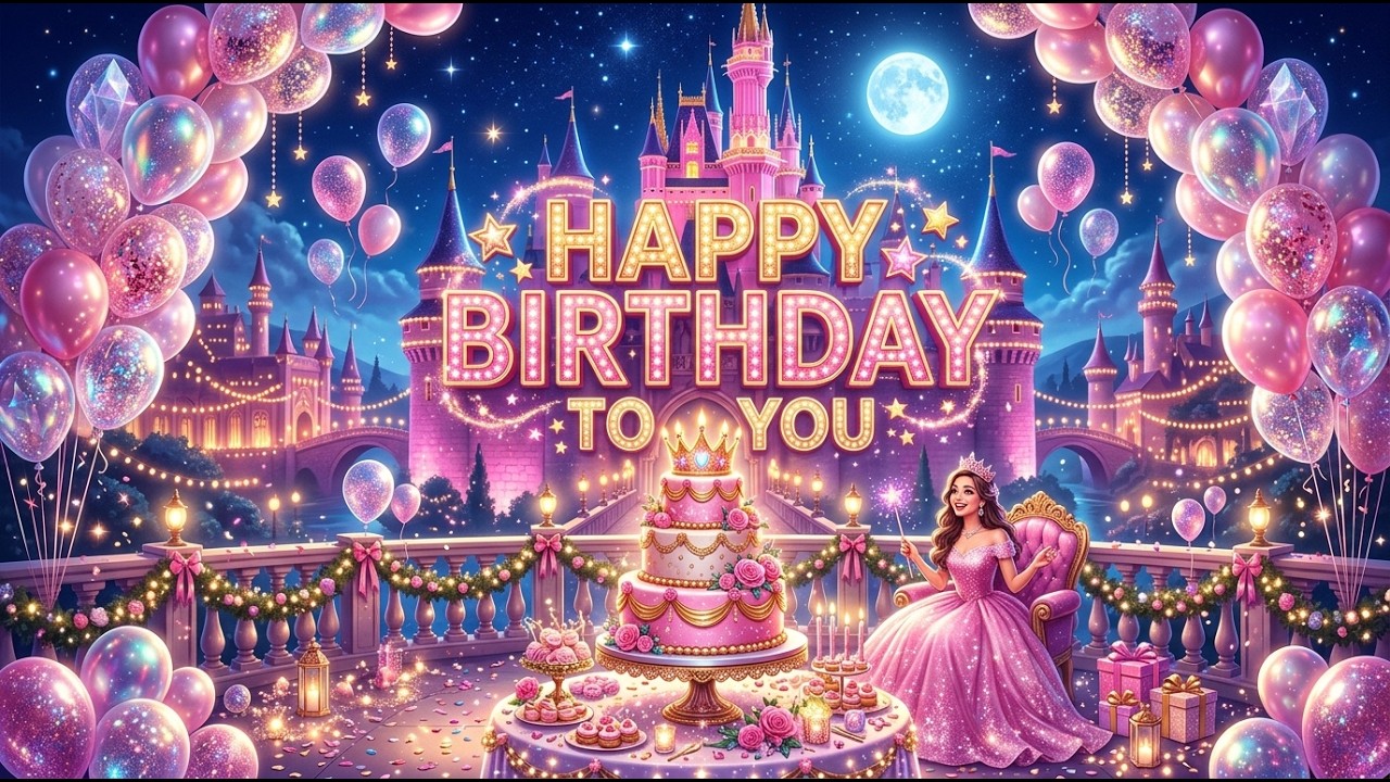 Песня &laquo;С днем ​​рождения тебя&raquo; 🎂🎉 | Лучшие поздравления с днем ​​рождения 2026 | Видео для праздн...