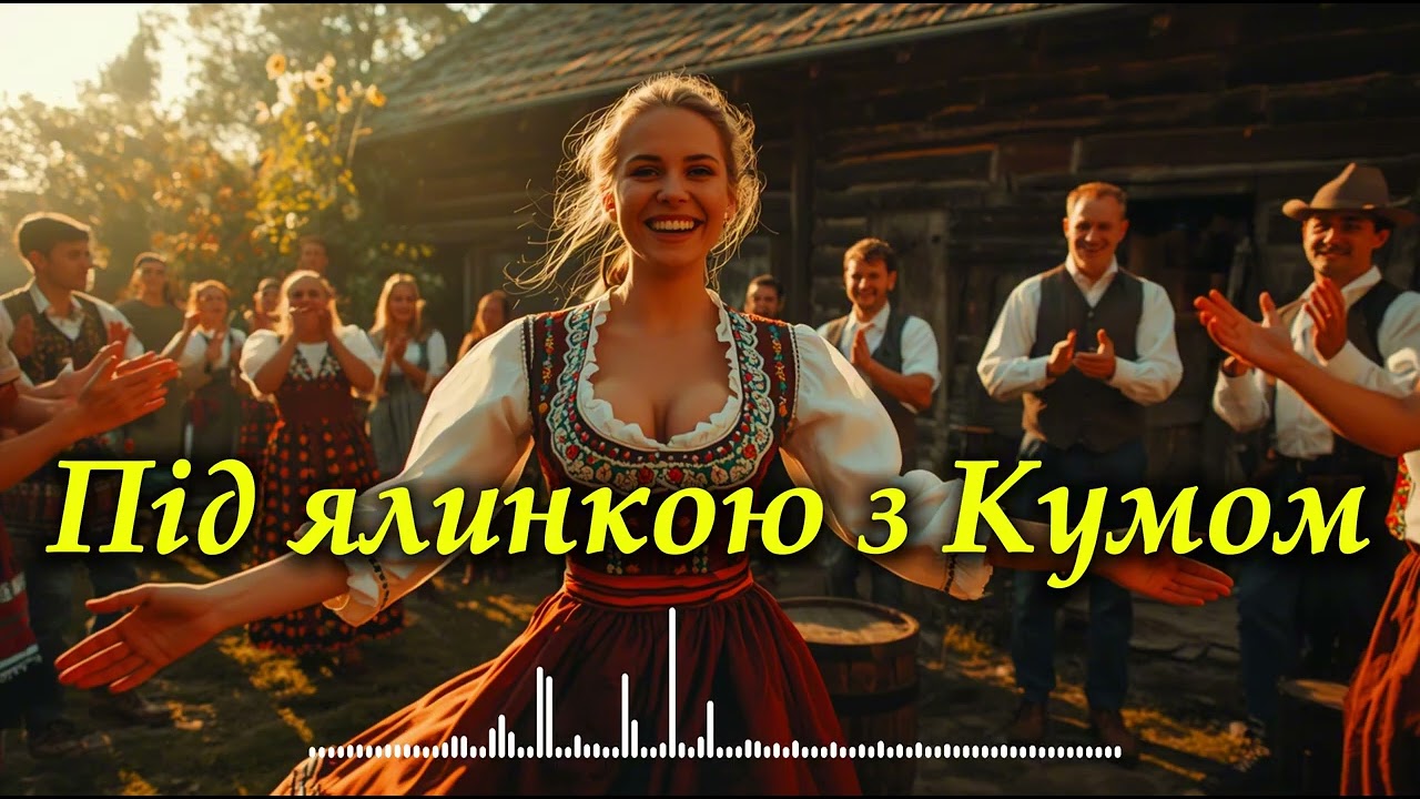 Під ялинкою з кумом — Новорічна українська весільна пісня про дружбу 🎄