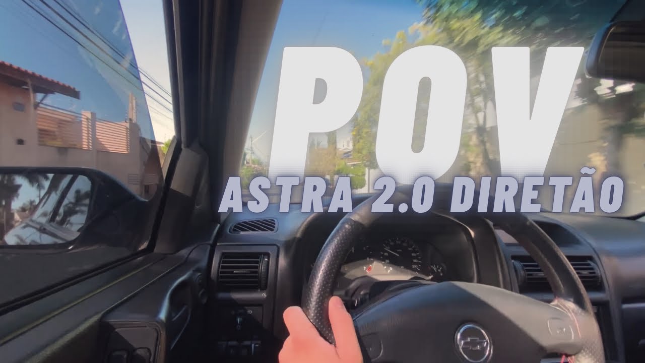 ACELERANDO O ASTRA 2.0 COM ESCAPE FEITO | POV
