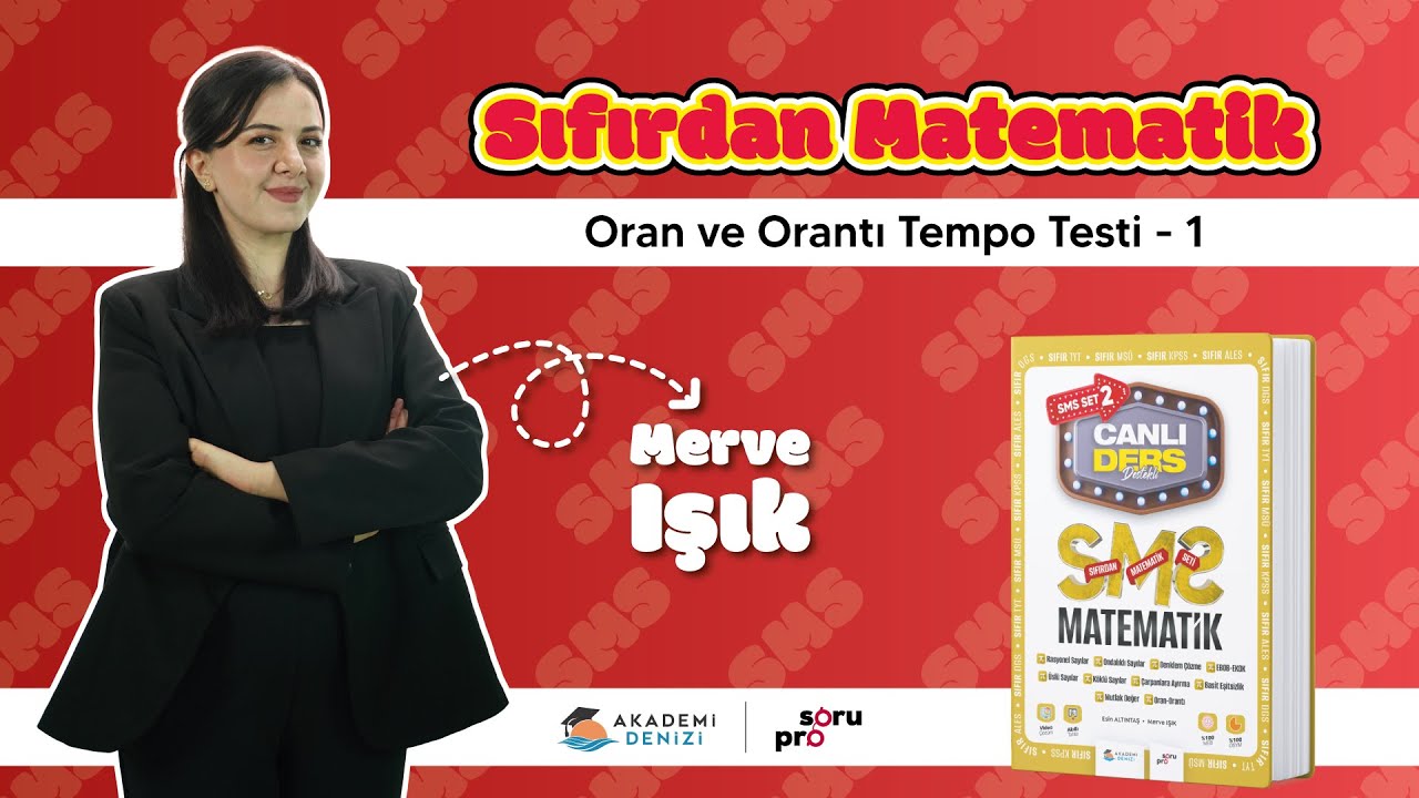 Sıfırdan Matematik Seti | Oran ve Orantı Tempo Testi - 1 |  Ders - 134