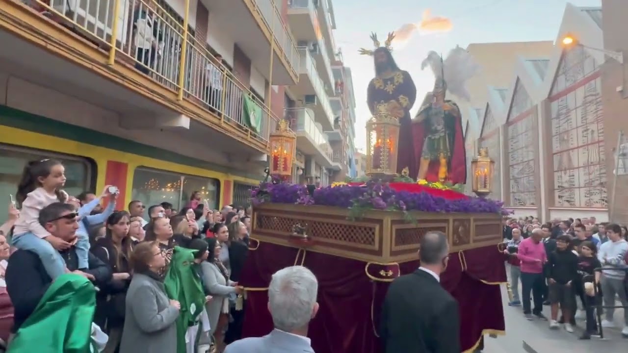 Desde Benidorm PROCESION DE LA REAL COFRADIA DE N. S. DE LA ESPERANZA Y N. P. JESUS DE LA SALUD