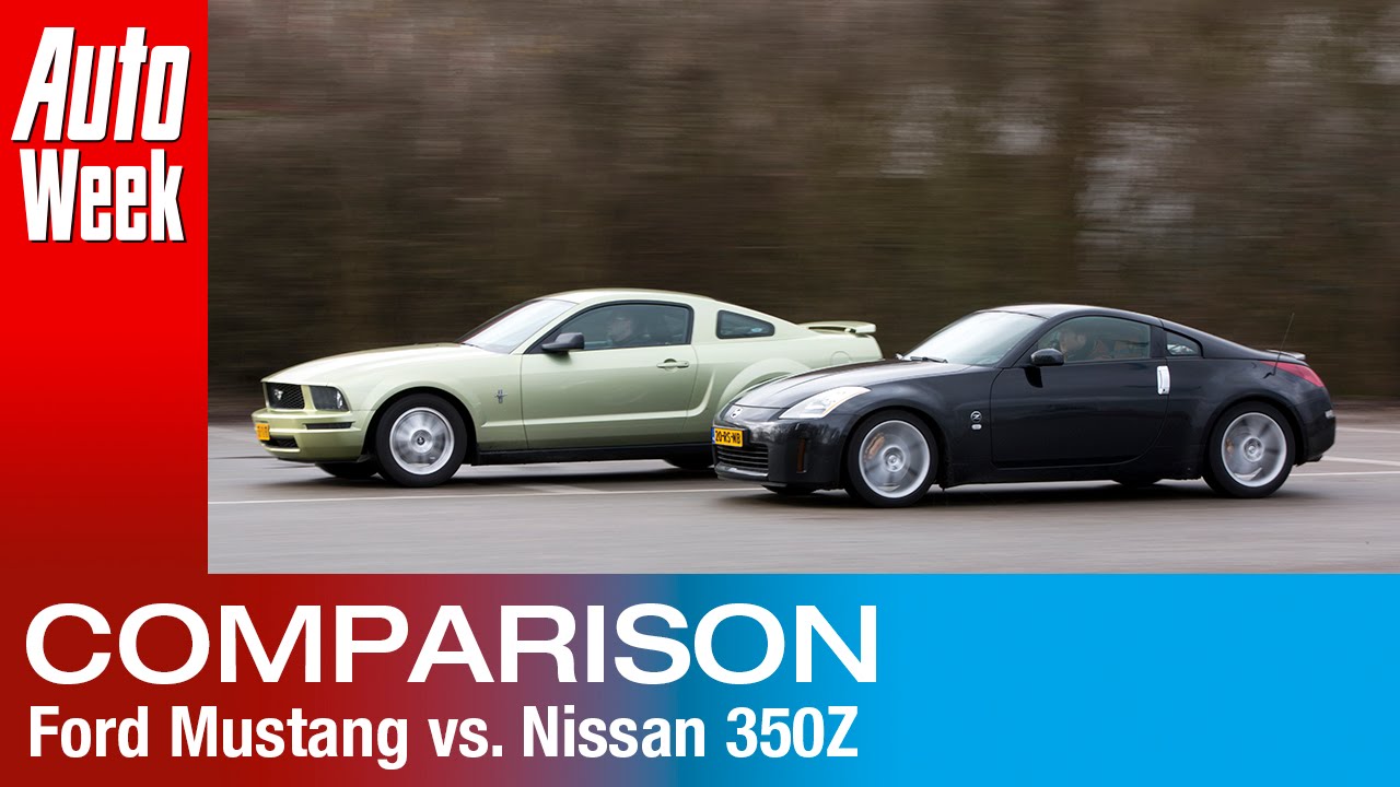 Occasion dubbeltest - Ford Mustang vs Nissan 350Z