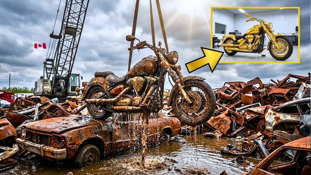 Motorcycle Restoration Yamaha Road Star BMS Chopper Rebuilt From Rust To Perfection