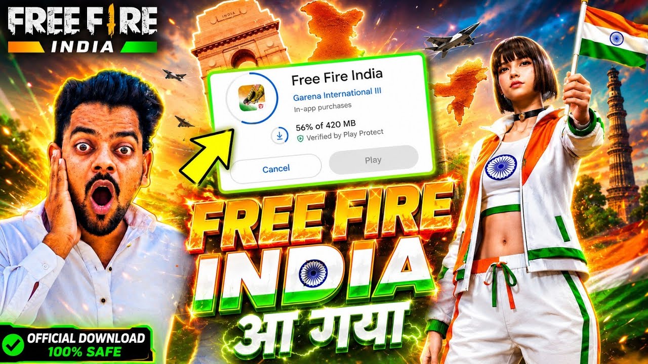 Good News🔥 Free Fire India Launch Confirm Date 15 August 2026🇮🇳🥳 | How To Get Free Bundle & Emote 🎁😱