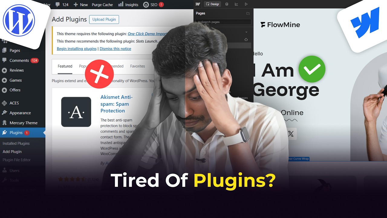 Tired of 10+ Plugins in WordPress? Here&rsquo;s Why Webflow Is Better