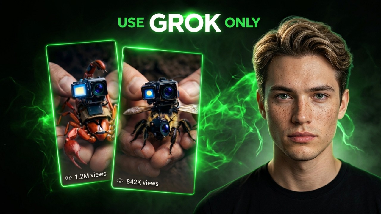How I Make VIRAL Insect POV Shorts Using FREE AI