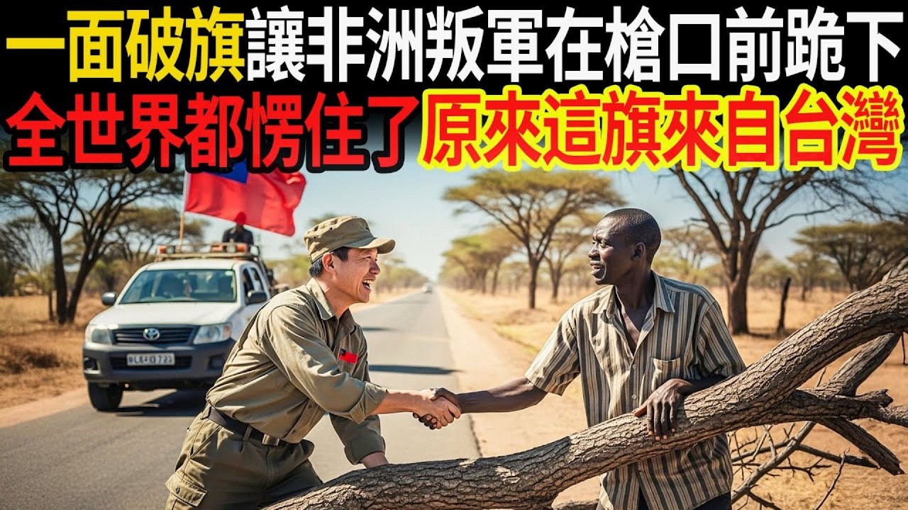 「全世界都愣住了！」非洲叛軍在槍口前跪下，只因那面破旗來自台灣！#感人故事 #老年故事 #口述故事 #人生故事