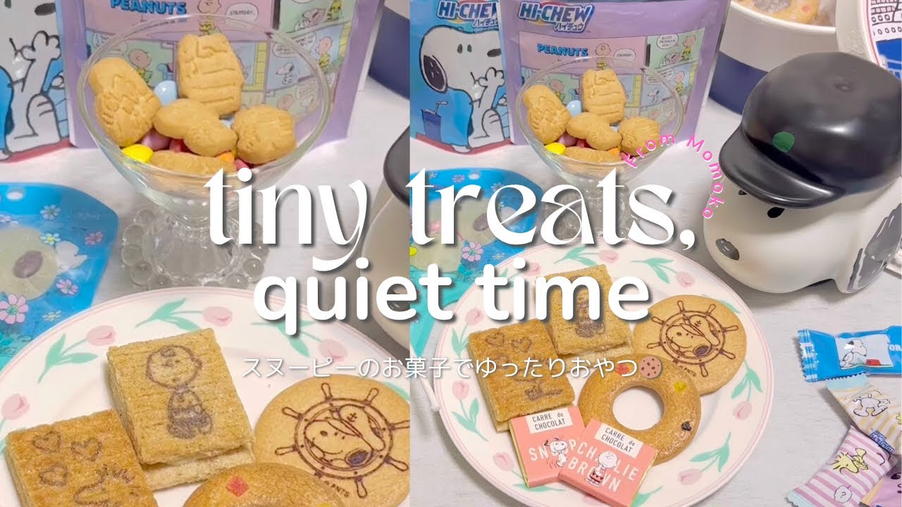 ☕️ Afternoon Tea Time｜スヌーピーのお菓子と過ごす癒しのティータイム🫖🍪