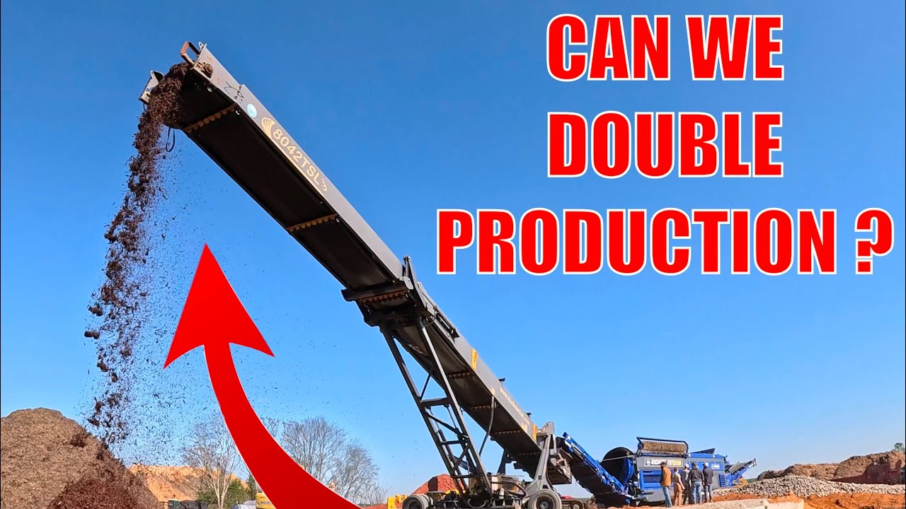 Double Your MULCH Production with This ONE Trick! #mulch