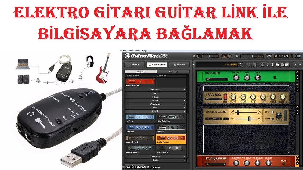 Elektro Gitarı GUİTAR LİNK ile Bilgisayara Bağlamak, GUİTAR RİG Ses Gelmeme Probleminin Çözümü
