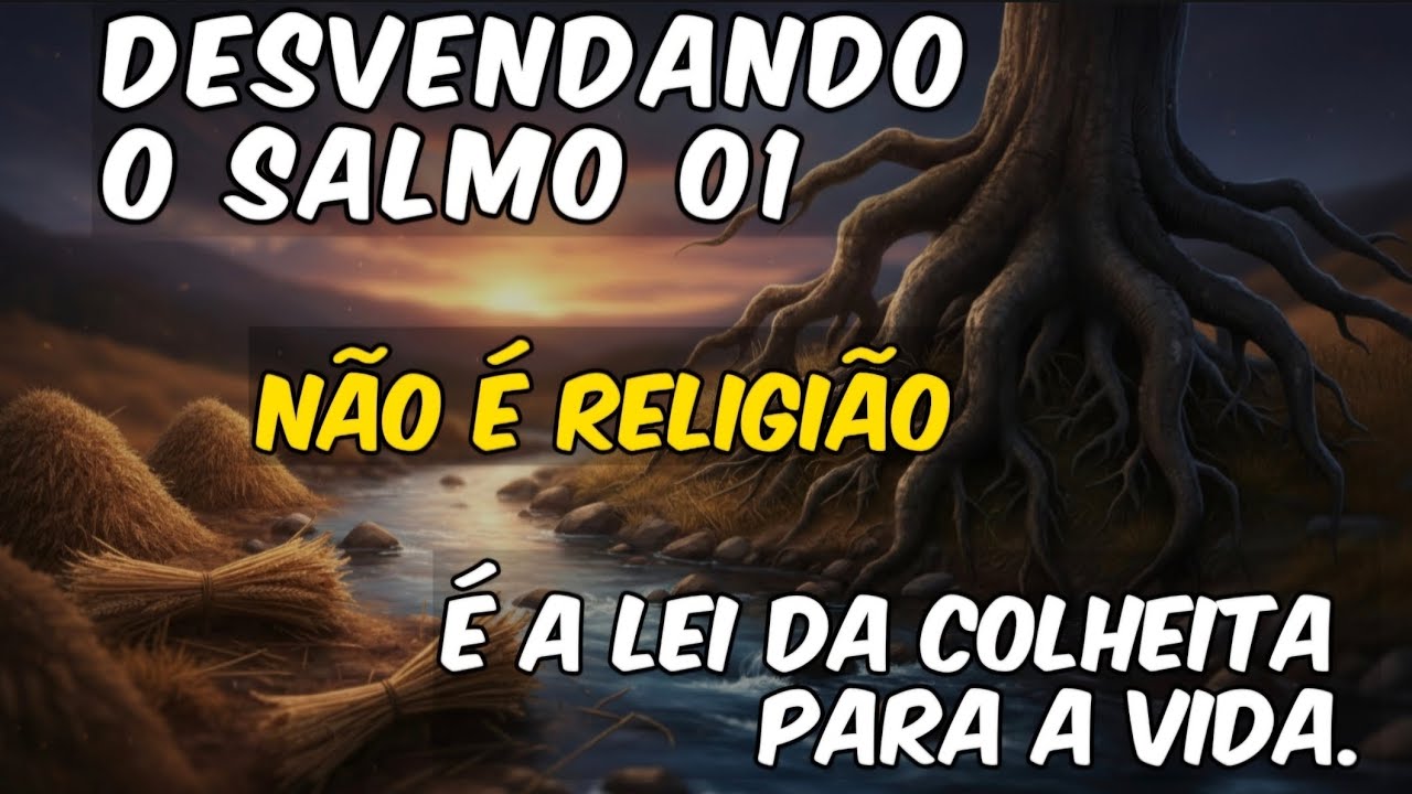 Desvendando o Salmo Capítulo 01:  Não é Religião, é a Lei da Colheita para a Vida.