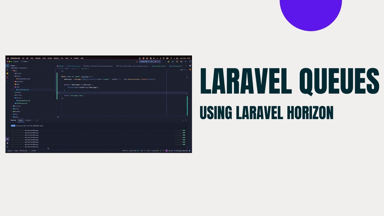 Laravel Queues Lesson 3 — Laravel Horizon: setting it up, load balancing & handling logs