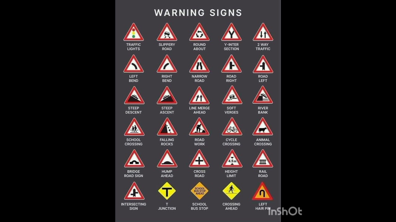traffic warning signs #trafficwarningsigns #trafficsigns #signs #traffic