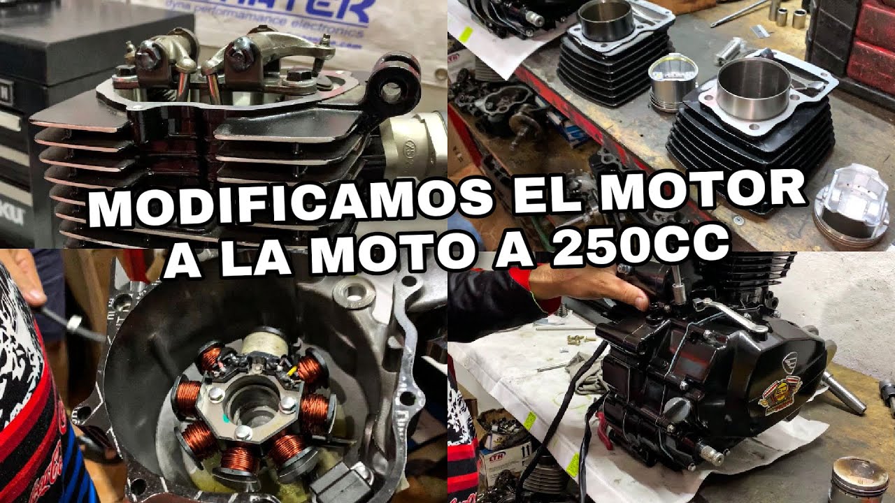 MODIFICAMOS EL MOTOR A LA MOTO A 250CC || SINALOA STANG