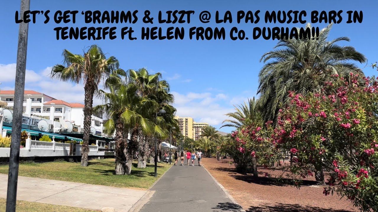 TENERIFE - MUSIC BARS WALK @ PARQUE LA PAZ STRIP - LAS AMERICAS - SOUL SUITE - BULLS HEAD