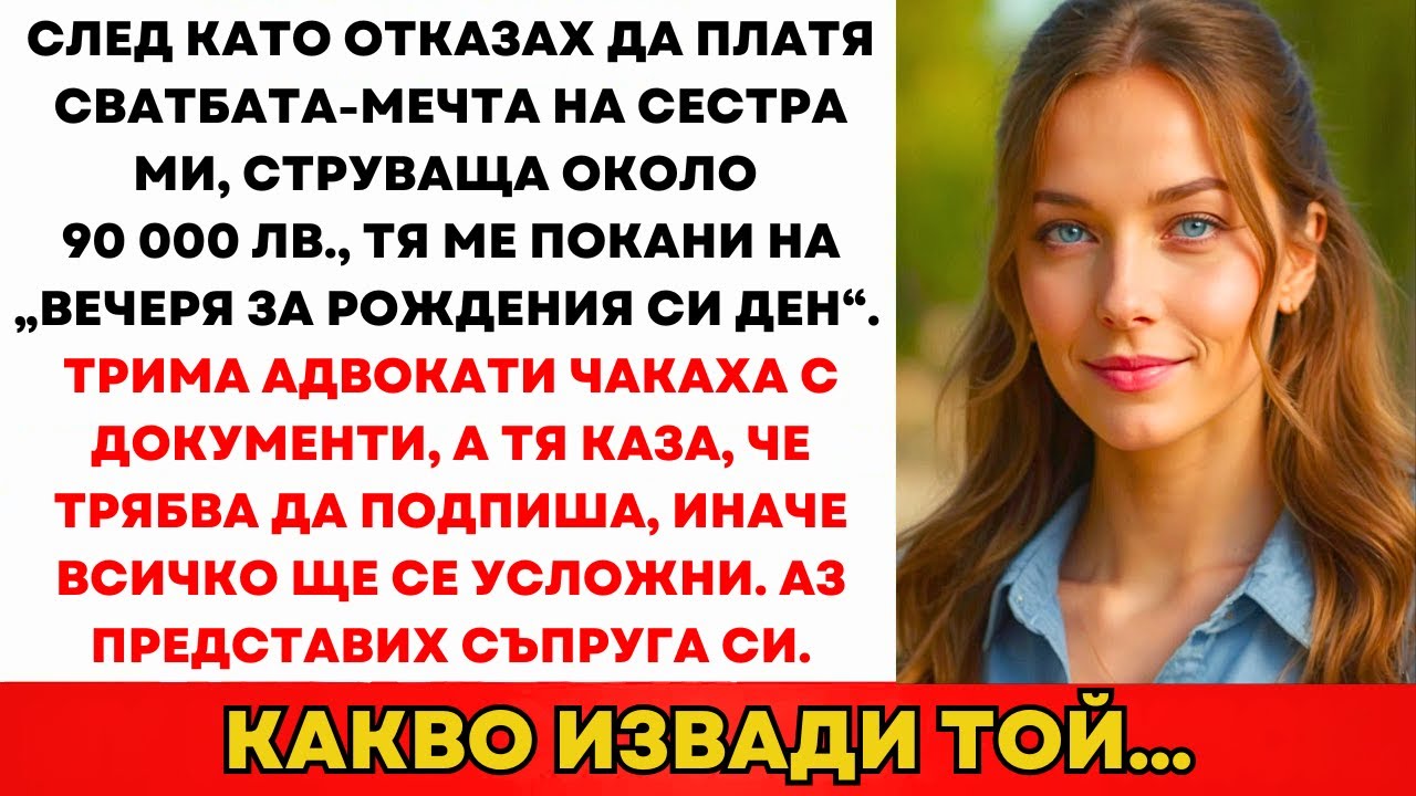 Сестра Ми Искаше Половината Наследство За Сватба От 100К Лв—Разкрих Лъжите Ѝ На...
