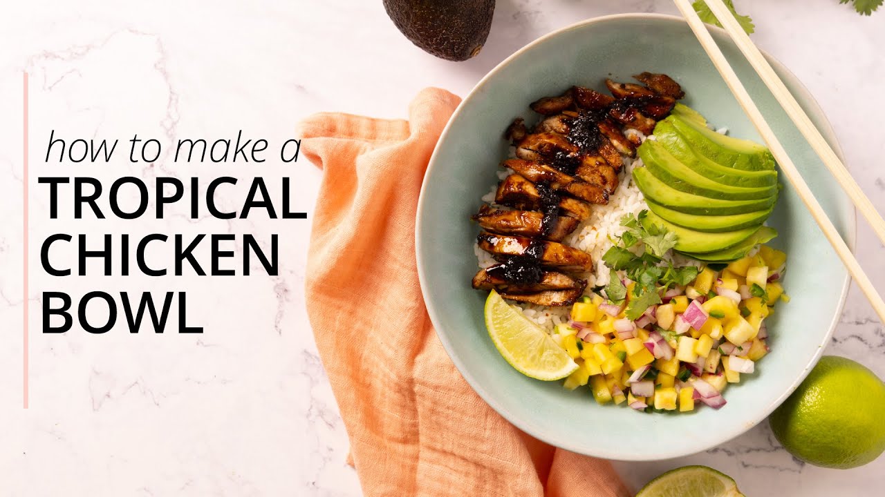 Tropical Chicken Bowl 🍍 Air Fryer Recipes