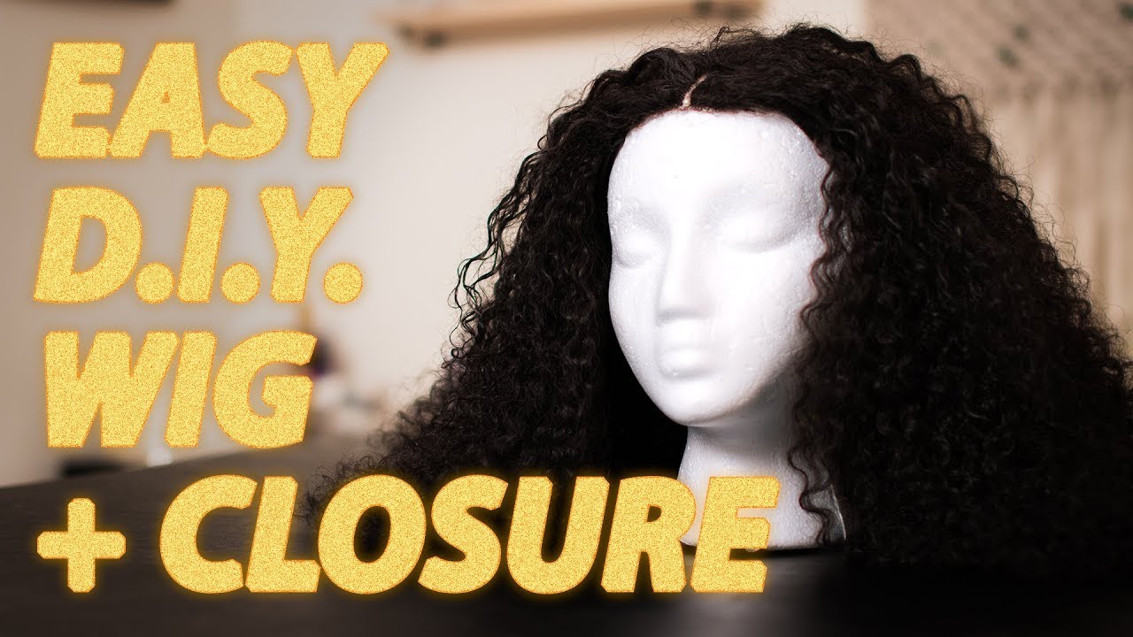 How to Make a Wig with Closure - Easy DIY Wig for Beginners