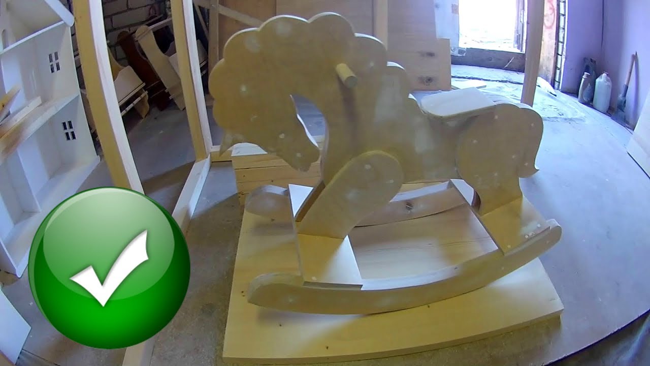 Делаем лошадку-качалку из фанеры /Rocking horse