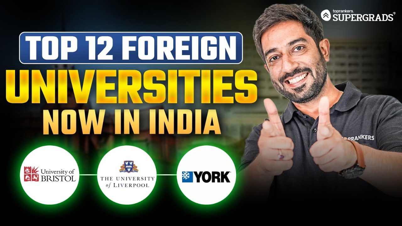 Big Update 🚨 | 12 Foreign Universities Coming to India | UGC Policy Explained