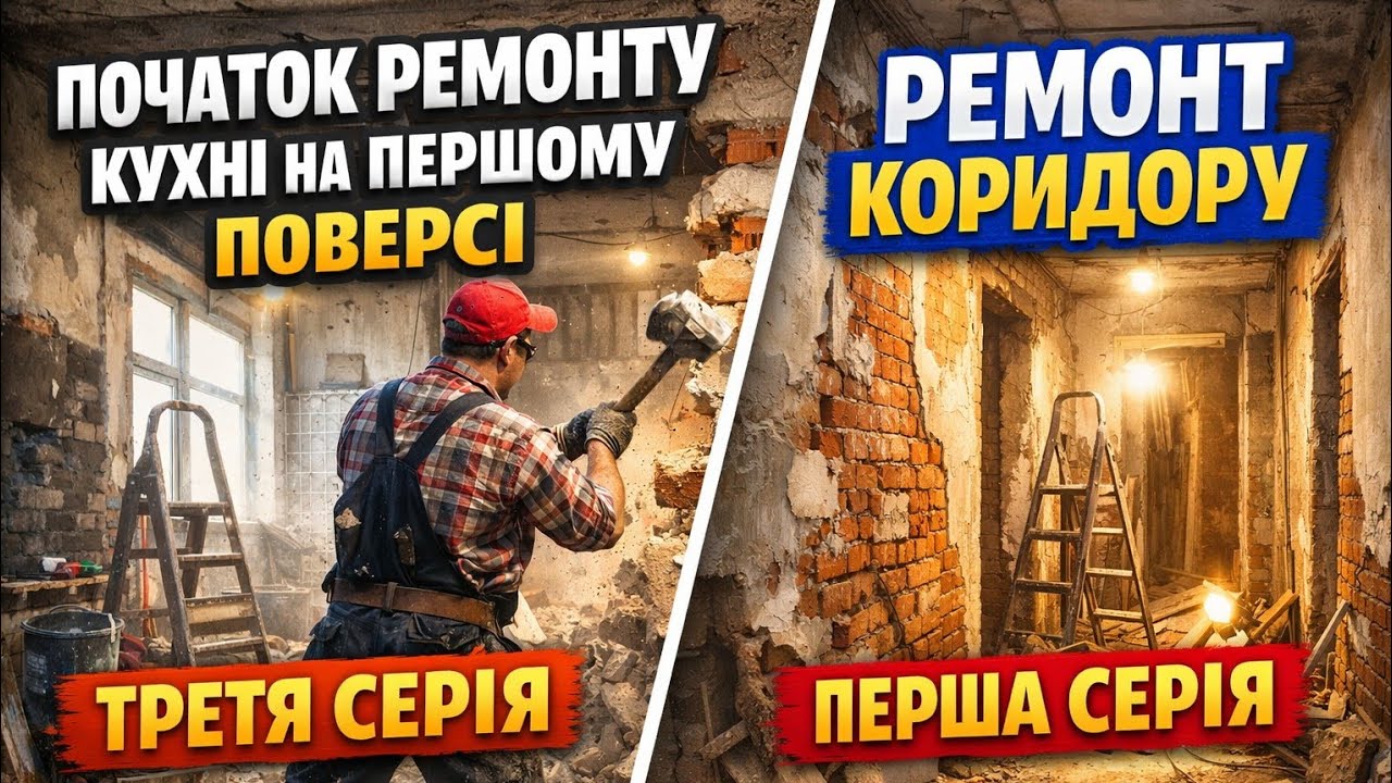 ♡131. Виявили потаємні двері. Початок ремонту кухні, який забула показати. Розвалини холу.