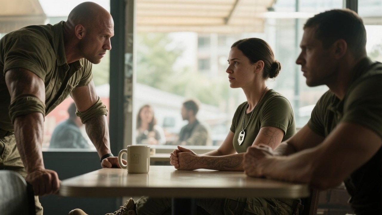 They Thought She Was an Easy Target in the Café — 15 Seconds Later They Learned She Was a Navy SEAL