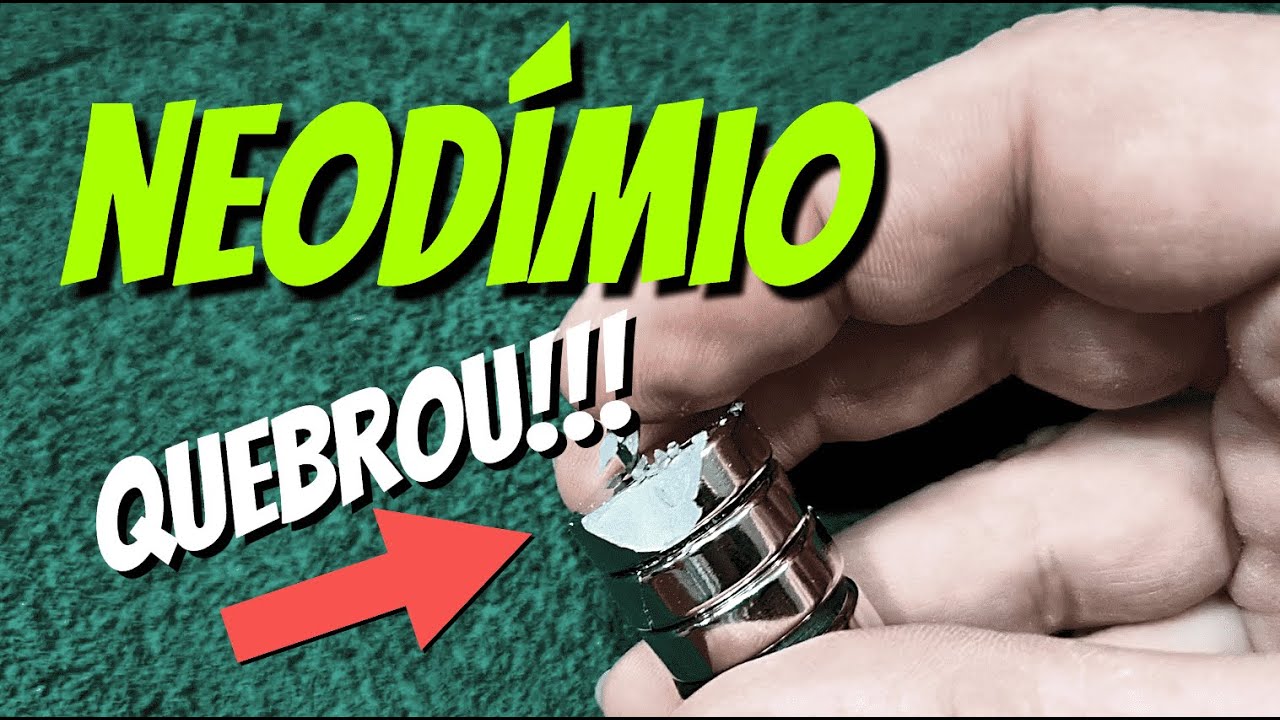 SABIA QUE O IMÃ DE NEODÍMIO QUEBRA???