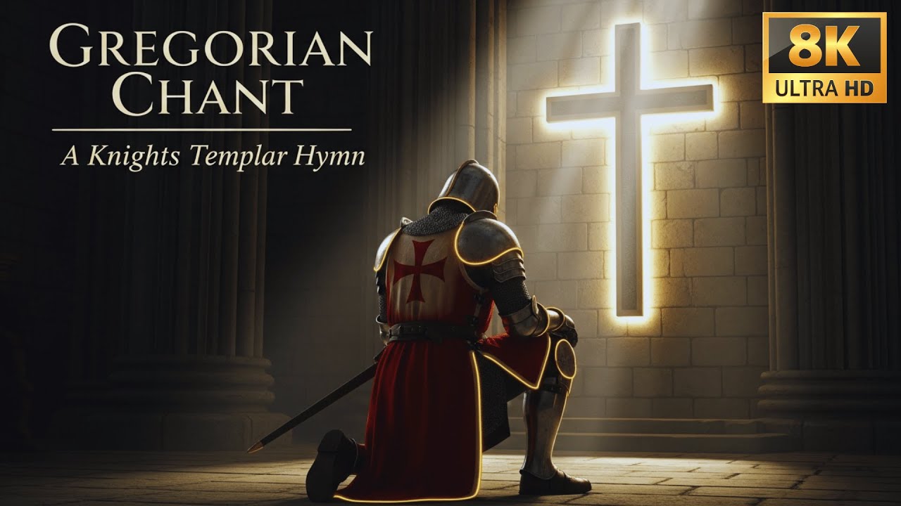 Gregorian Chant for Holy Courage ⛨ Templar Hymn of Strength | Faith, Devotion, and True Belief