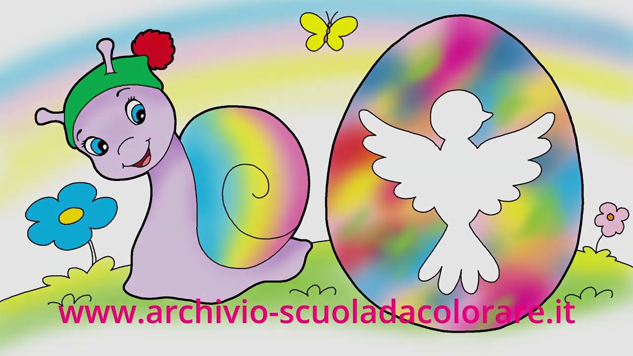 L'uovo di Pasqua di Chiocciolina Arcobaleno